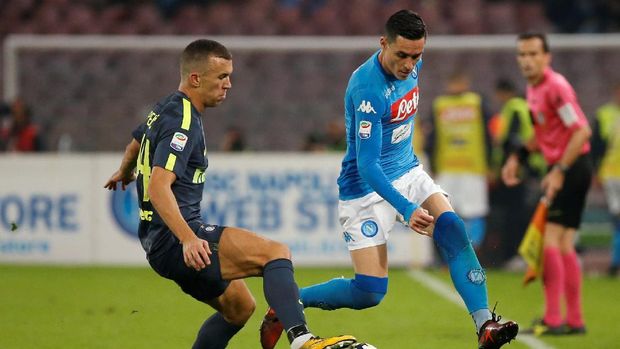 Napoli gagal meraih poin penuh untuk kali pertama di musim 2017/2018 setelah ditahan imbang Inter Milan tanpa gol.