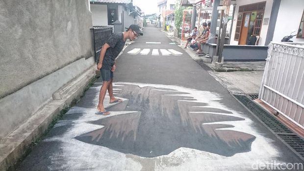 26 Lukisan 3d Di Jalan Depok Romi Gambar