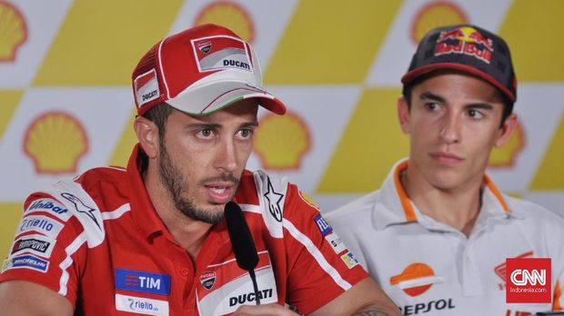 Andrea Dovizioso beri peringatan kepada Marc Marquez di FP Pertama.