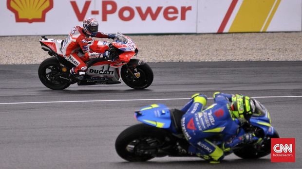 Andrea Dovizioso masih bersemangat mengejar ketertinggalan 33 poin dari Marc Marquez.