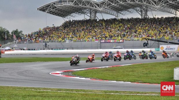 MotoGP Malaysia berakhir dengan kemenangan Andrea Dovizioso.