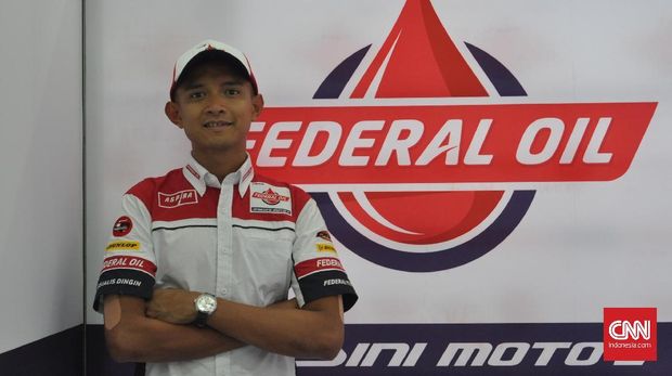 Dimas Ekky gagal finis di Moto2 GP Malaysia.