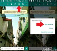 Cara Menghapus Pesan WhatsApp yang Sudah Terkirim