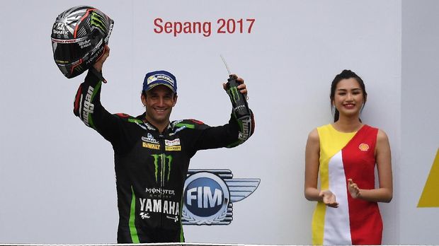 Johann Zarco berhasil finis ketiga di MotoGP Malaysia.