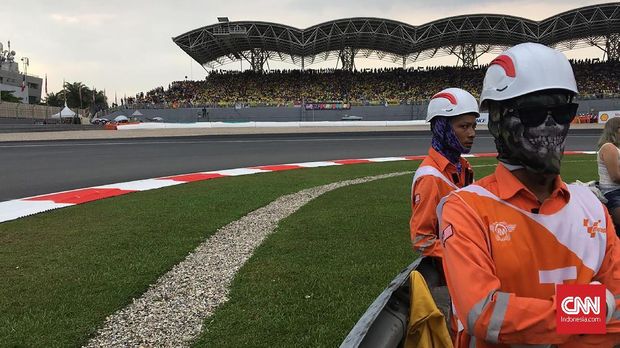 Kondisi terkini trek di Sirkuit Sepang.