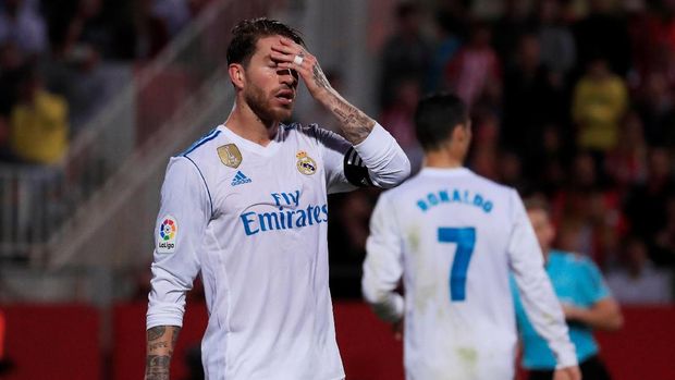 Sergio Ramos dirumorkan semakin kesal dengan sikap Cristiano Ronaldo. (