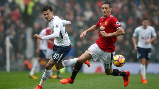 Manchester United mampu mengalahkan Tottenham Hotspur 1-0. (