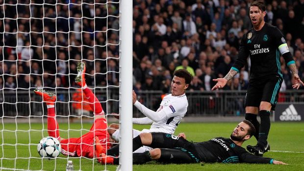 Dele Alli menjadi bintang kemenangan Spurs atas Real Madrid di Wembley.