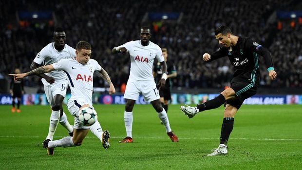 Gol tunggal Cristiano Ronaldo tak mampu menyelamatkan Real Madrid dari kekalahan di Wembley.