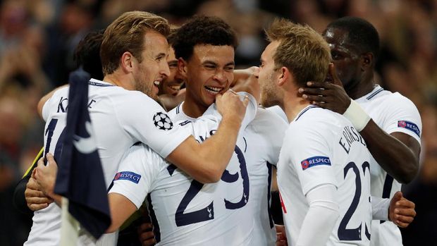 Dele Alli menjadi bintang kemenangan Tottenham Hotspur saat menjamu Real Madrid di Wembley.