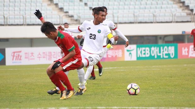 Timnas Indonesia U-19 menang 5-0 atas Timor Leste.