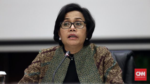 Menteri Keuangan Sri Mulyani, di Kementerian Keuangan, Jakarta, Kamis (2/11).