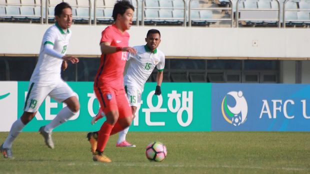 Korsel mengalahkan Timnas Indonesia U-19 4-0. (