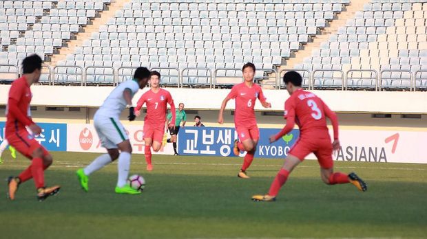 Korea Selatan meraih poin penuh dalam babak kualifikasi Piala Asia U-19 2018.