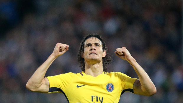 Edinson Cavani sudah mencetak 156 gol selama berkostum PSG.