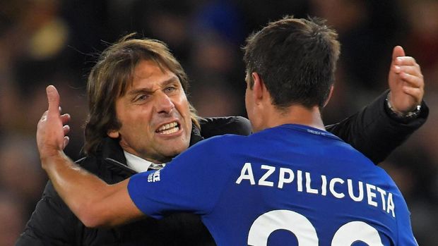 Antonio Conte optimistis hadapi Barcelona tanpa ingin kehilangan fokus di Liga Primer Inggris.