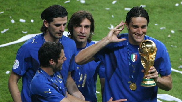 Andrea Pirlo punya peran penting di balik keberhasilan Italia jadi juara Piala Dunia 2006.
