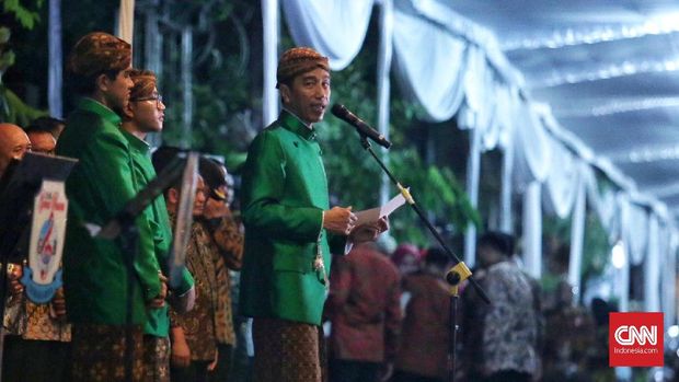 4 Busana Seragam Keluarga Jokowi di Pernikahan Kahiyang-Bobby