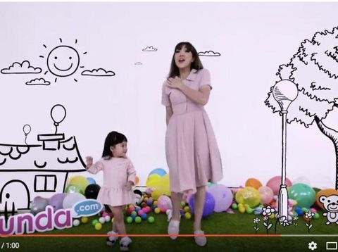 Gisel dan Gempi di jingle HaiBunda/