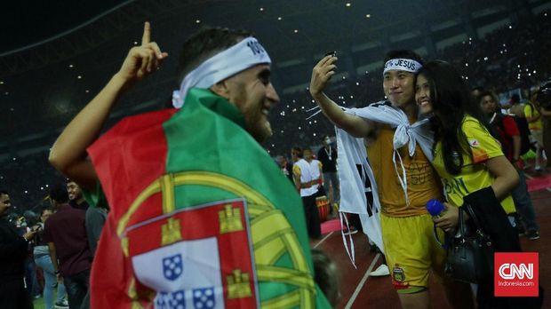 Bhayangkara FC sukses menjadi juara Liga 1. (