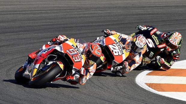 Marc Marquez merasa takut melihat manuver Johann Zarco di Sirkuit Ricardo Tormo.