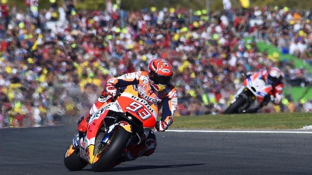 Marc Marquez sudah mengoleksi empat gelar MotoGP sejak promosi pada 2013.