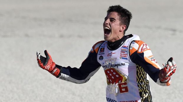 Marc Marquez telah meraih empat titel juara dunia MotoGP.