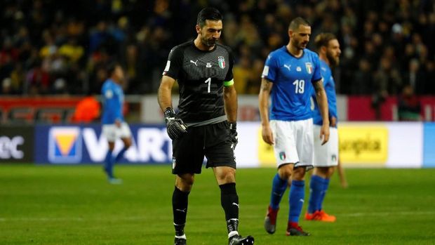 Setelah kalah 0-1 dari Swedia di leg pertama, Italia harus menang untuk memastikan tiket ke Rusia 2018.