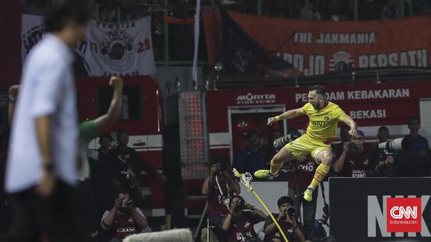 Ilija Spasojevic sukses mencetak 12 gol bersama Bhayangkara FC.