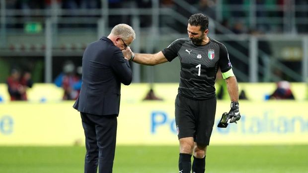 Gianluigi Buffon tak menyangka harus menyudahi kariernya di tengah kegagalan Timnas Italia ke Piala Dunia 2018. (