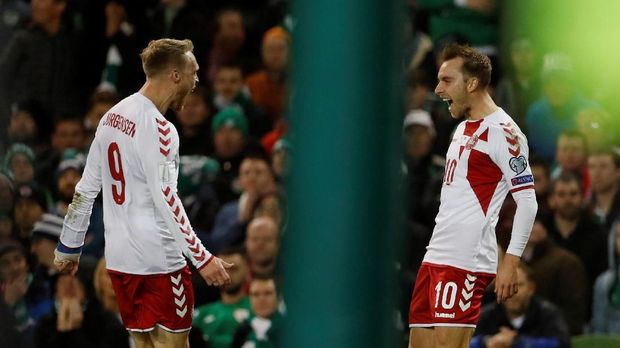 Timnas Denmark memastikan lolos ke Piala Dunia 2018 setelah menyingkirkan Timnas Republik Irlandia di fase play-off. (