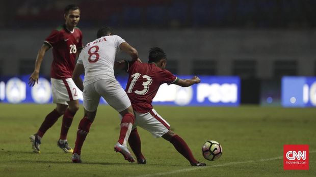 Timnas Indonesia U-23 menyerah 2-3 dari Suriah.