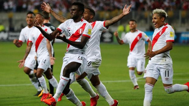 Timnas Peru raih tiket terakhir Piala Dunia 2018 setelah mengalahkan Selandia Baru.