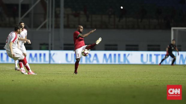 Boaz Solossa kini menjadi pemain paling senior di Timnas Indonesia.