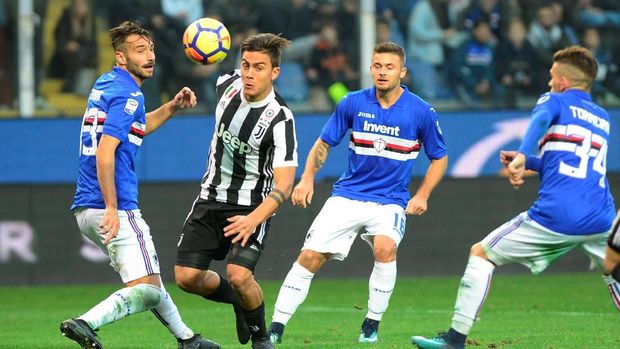 Sampdoria sukses menyulitkan Juventus di laga ini.
