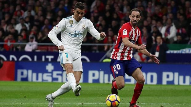 Atletico Madrid menjadi klub kedua di La Liga dengan kebobolan paling sedikit, delapan gol.