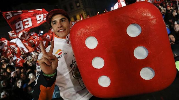 Marc Marquez tampil kompetitif bersama Honda sejak naik ke kelas MotoGP.