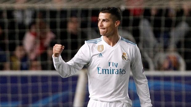 Cristiano Ronaldo jadi pemain dengan jumlah gol terbanyak di Liga Champions tahun 2017