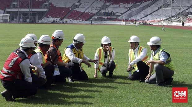 Sri Mulyani melihat langsung kondisi lapangan SUGBK.