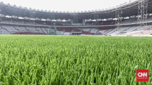 SUGBK menggunakan jenis rumput Zaysia Matrella (Linn) Merr atau yang dikenal dengan rumput manila dan ditanam sejak awal Januari 2017.