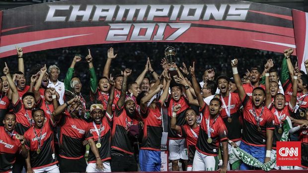 Persebaya promosi ke Liga 1 setelah menjuarai Liga 2 2017.