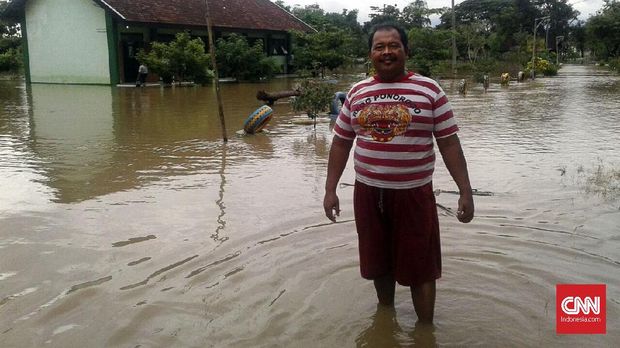 Jawa Timur Dirundung Banjir, Bengawan Solo Siaga Merah