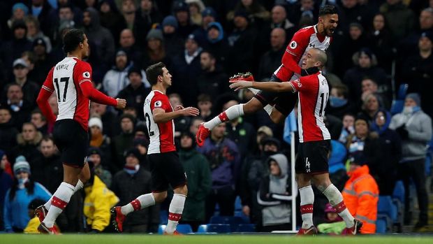Oriol Romeu sempat menjadi asa bagi Southampton untuk meraih poin dari Etihad.