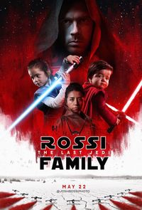 Keren! Saat Sekeluarga Jadi 'Model' Poster Star Wars