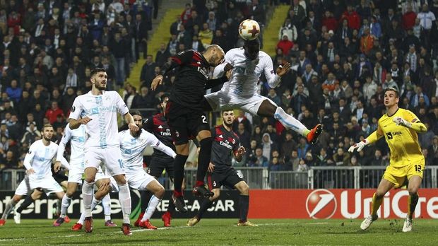 Gennaro Gattuso murka setelah AC Milan kalah 0-2 dari Rijeka.