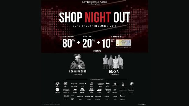 Berburu Diskon Hingga 90 Persen di Shop Night Out LoVe