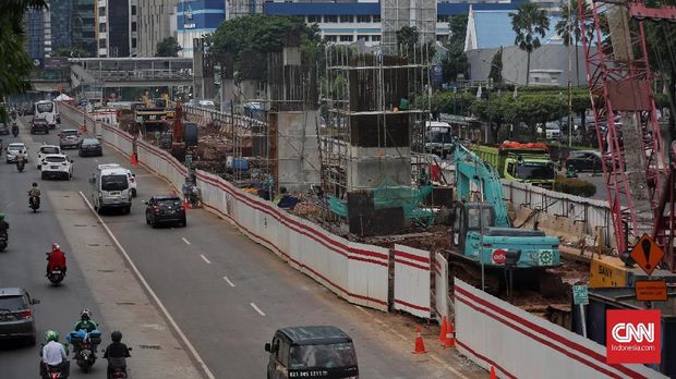 Ilustrasi proyek LRT.