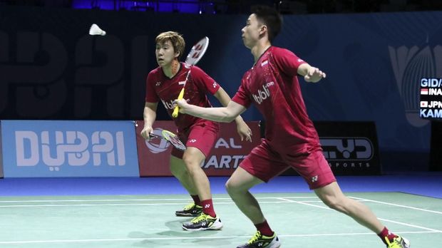 Kevin Sanjaya/Marcus Fernaldi Gideon harus bertarung dengan cedera leher yang dialami Marcus.