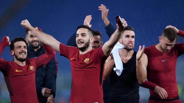 AS Roma menang dramatis 1-0 atas Cagliari.
