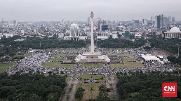 Menteri Agama Sempat Disoraki Saat Orasi Aksi Bela Palestina